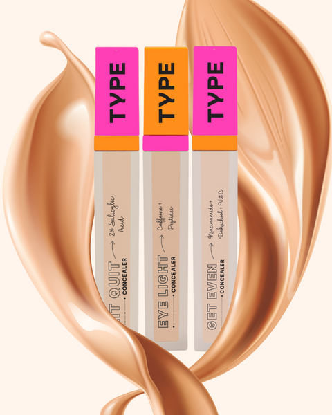 ACE YOUR BASE BUNDLE featuring three effective concealers in stunning packaging.