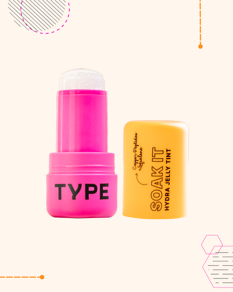 SOAK IT HYDRA JELLY TINT product with vibrant pink and yellow packaging.