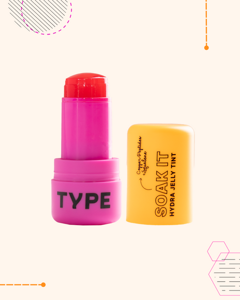 SOAK IT HYDRA JELLY TINT in pink and yellow packaging.